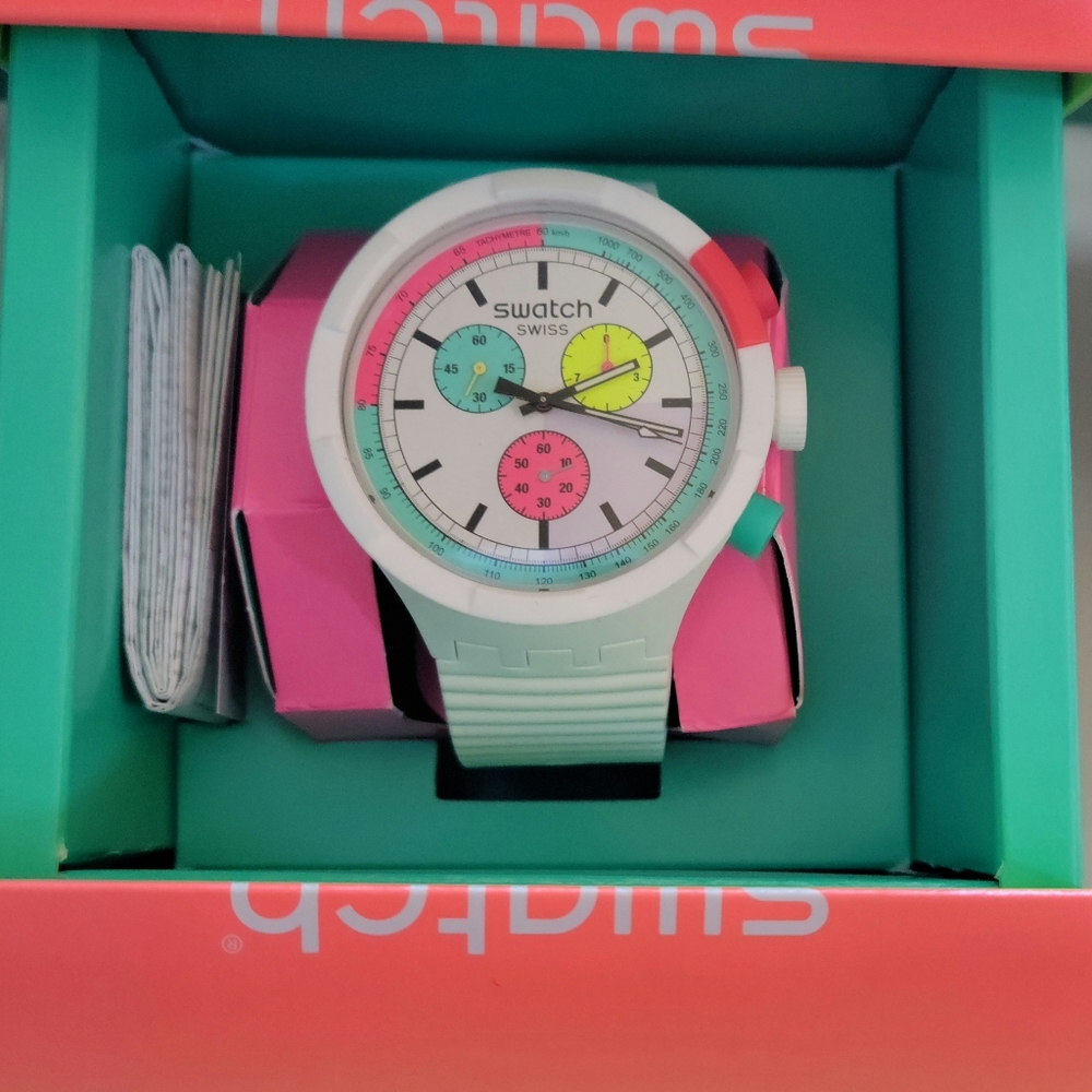 Swatch Purity of Neon Watch